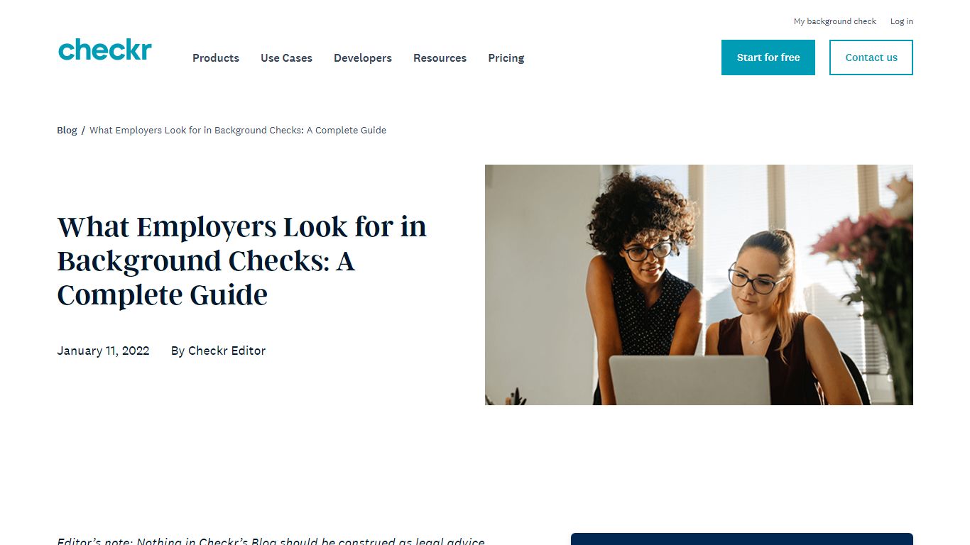 What is Included in a Background Check? | Checkr Blog